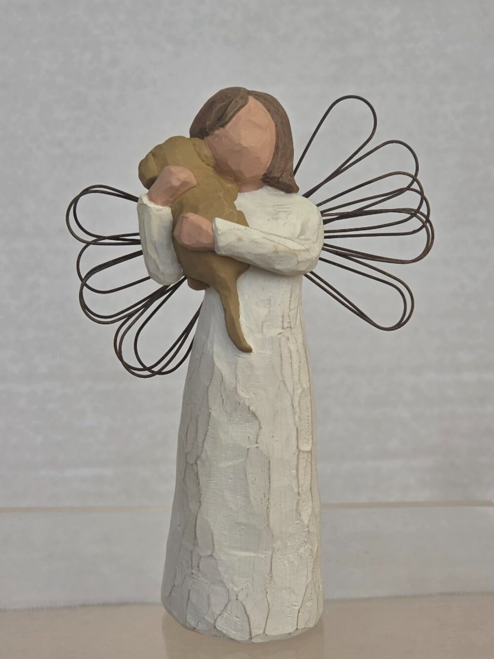 Vintage Willow Tree Angel of Friendship Animal Lover Susan Lordi Figurine Resin